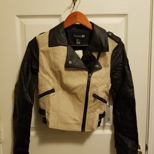 ✿  Forever21 Faux Leather Moto Jacket